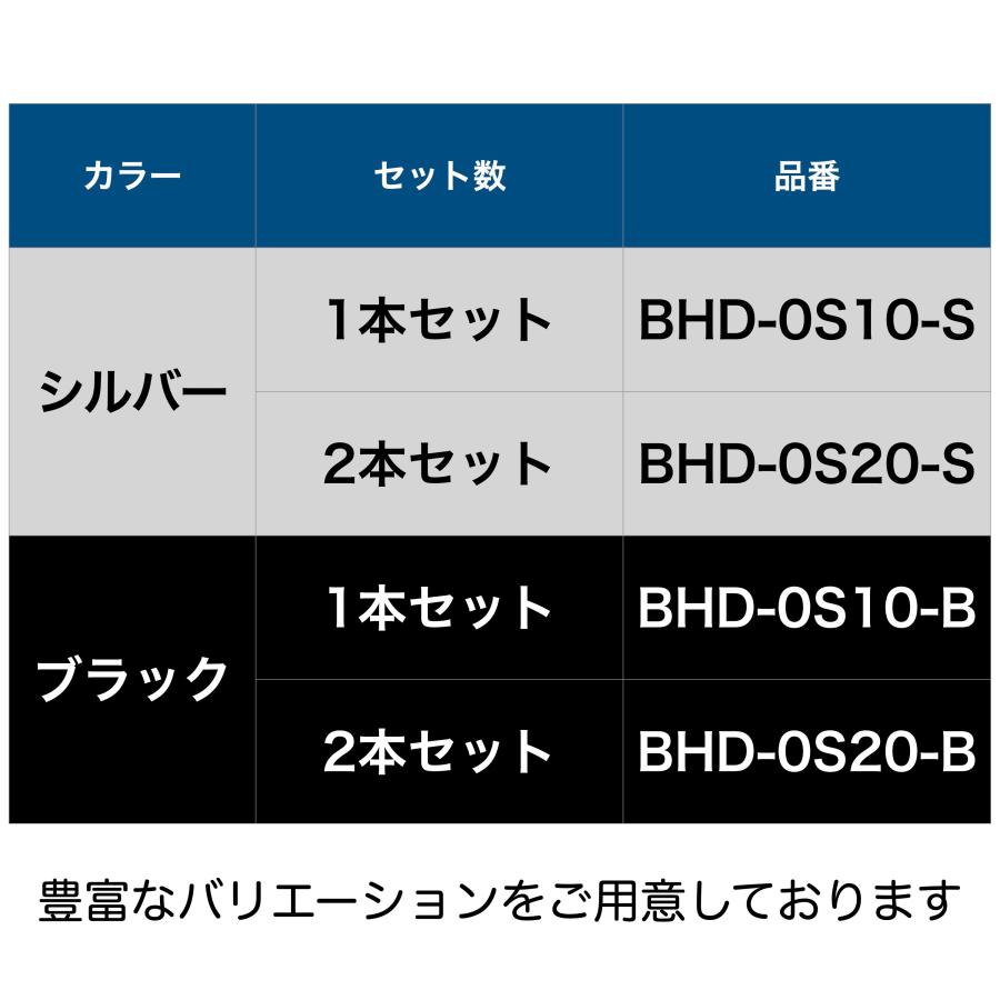 デリカD5 ハンガーバーNT マットブラック ２本セット 高剛性アルミ仕様 日本製　車内ラック キャリア 収納 整理｜newtrail-official｜06