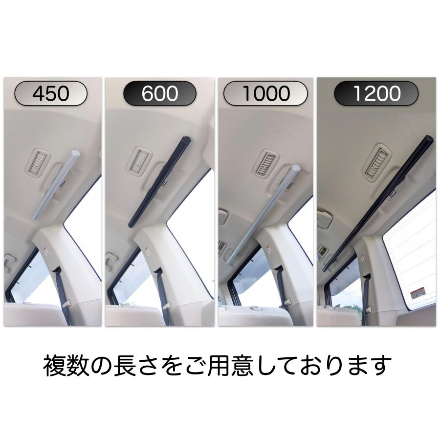 デリカD5 サイドバーNT1000 マットシルバー ２本セット 高剛性アルミ仕様 日本製 車内ラック キャリア 収納 整理の画像