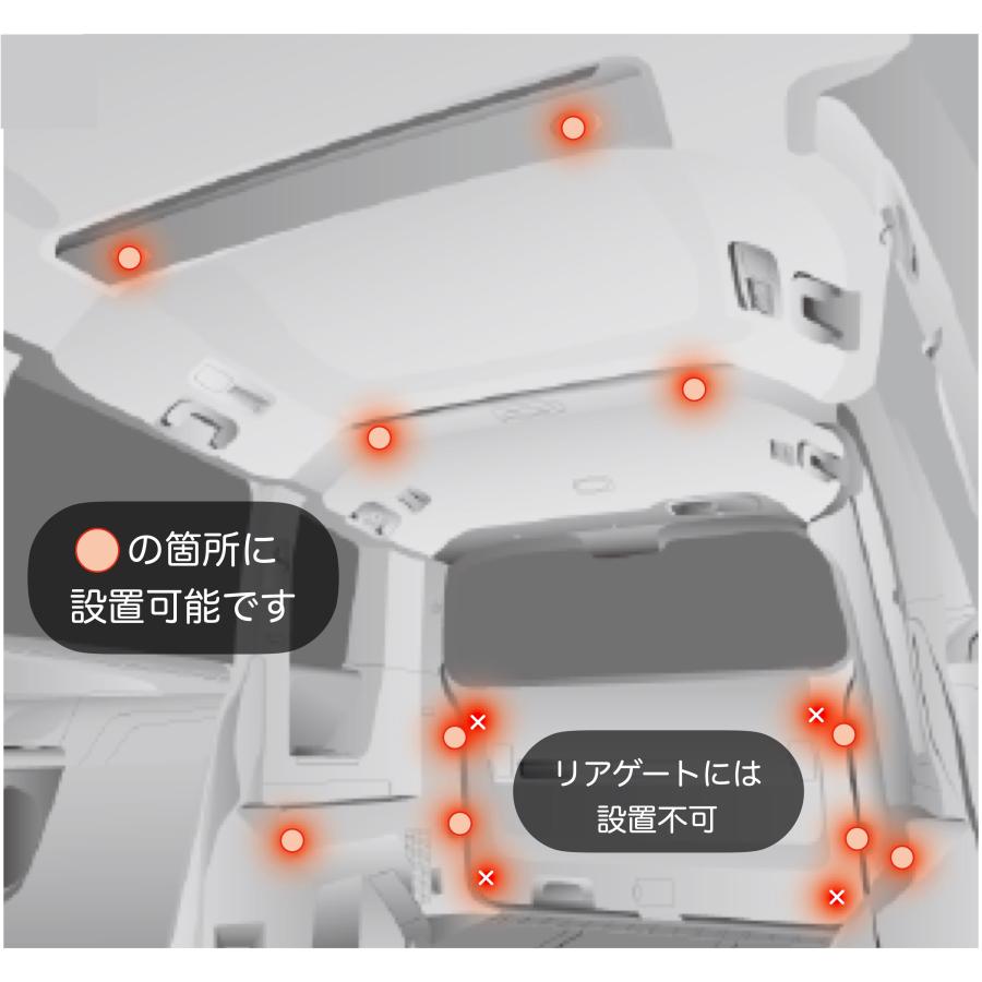 デリカD5 カーゴフックHD 2個セット ラゲッジフック 荷室フック タイ