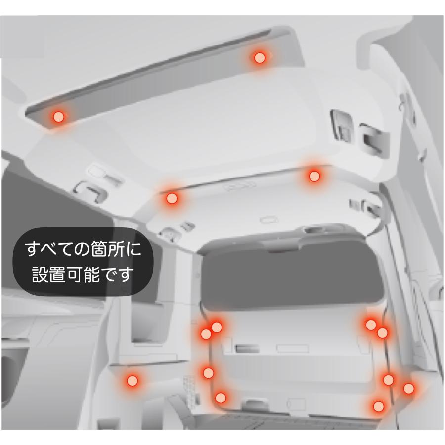 デリカD5 カーゴフックHD 8個セット ラゲッジフック 荷室フック タイ