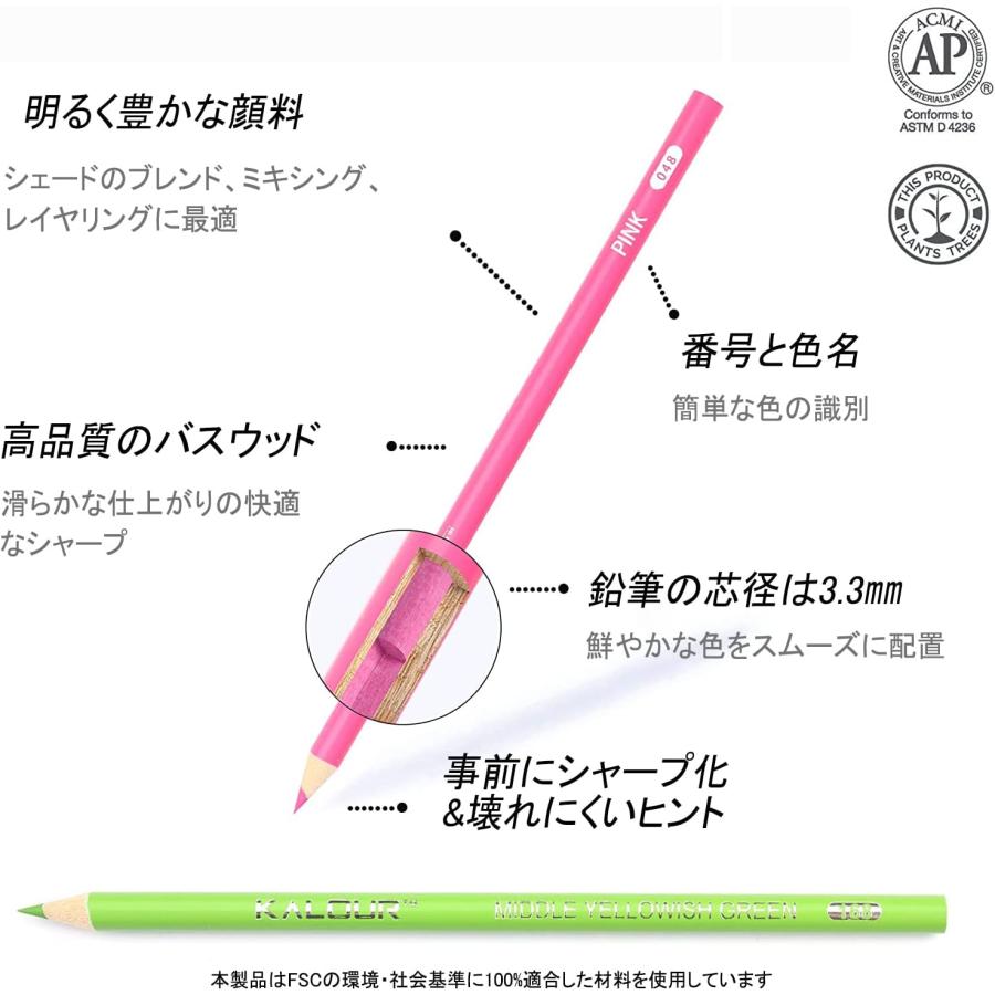 色鉛筆 180色セット 収納ケース付き 油性色鉛筆 色鉛筆セット プレゼント アートセット 塗り絵 絵の具 絵画 文房具 子供ギフト 持ち歩き 入園 卒園 爆買_1