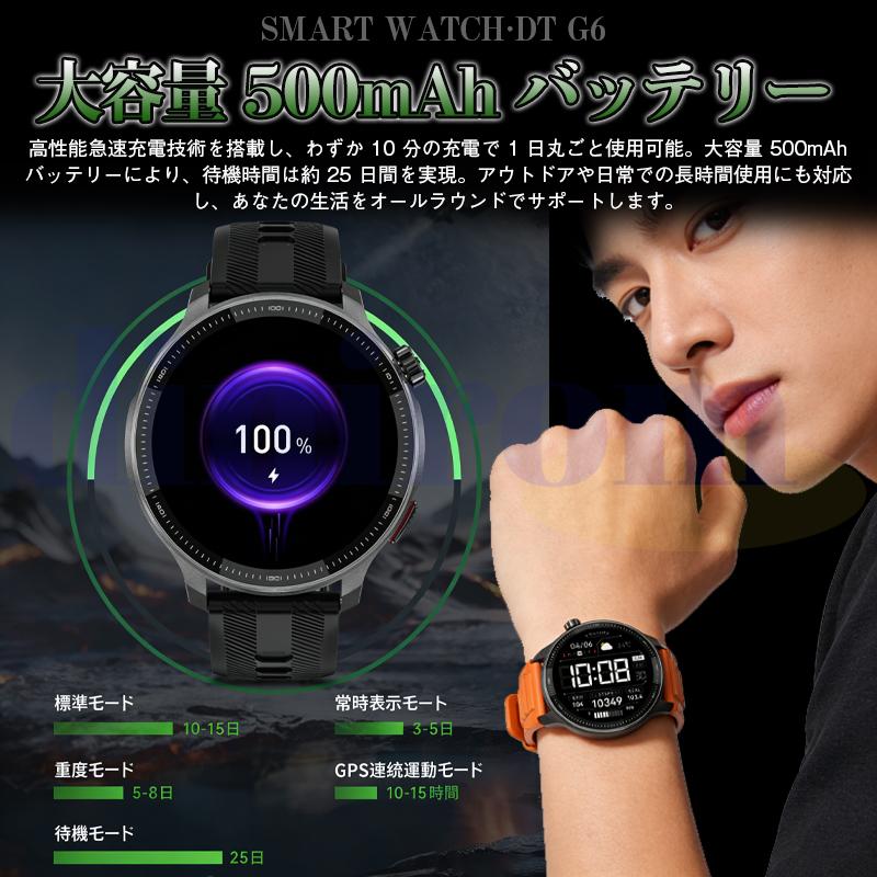 スマートウォッチ メンズ Bluetooth通話 血中酸素 心拍数 歩数 健康管理 着信通知 防水 耐衝撃 腕時計 睡眠 懐中電灯 GPS 音楽再生 iPhone Android 爆買_16