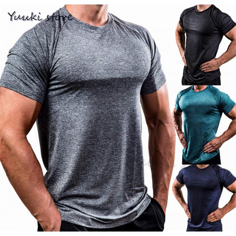 トレーニングウエア メンズ ジム 半袖 ｔシャツ スポーツウェア フィットネス 筋トレ トレーニングトップス ヨガウェア 父の日 夏 Eit0080 Newtrend 通販 Yahoo ショッピング