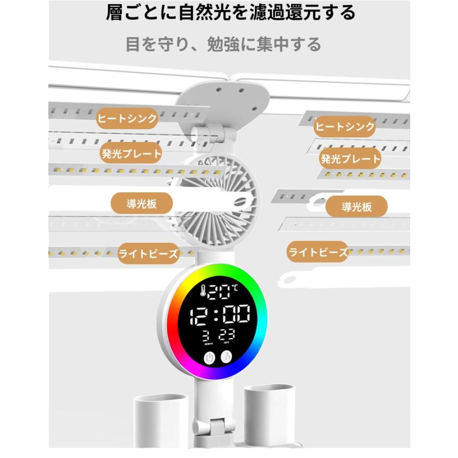 テーブルランプ デスクトップランプ LED目の保護ランプ 折りたたみ式 