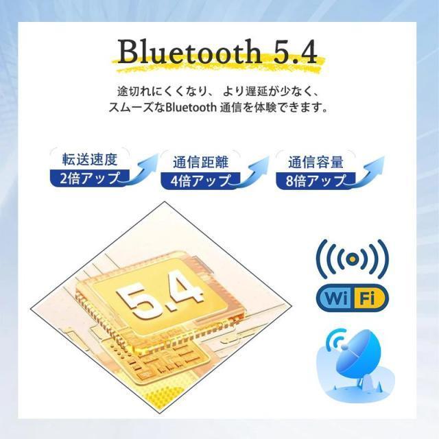 ワイヤレスイヤホン 耳掛け型 イヤホン Bluetooth5.4 無痛装着 残電