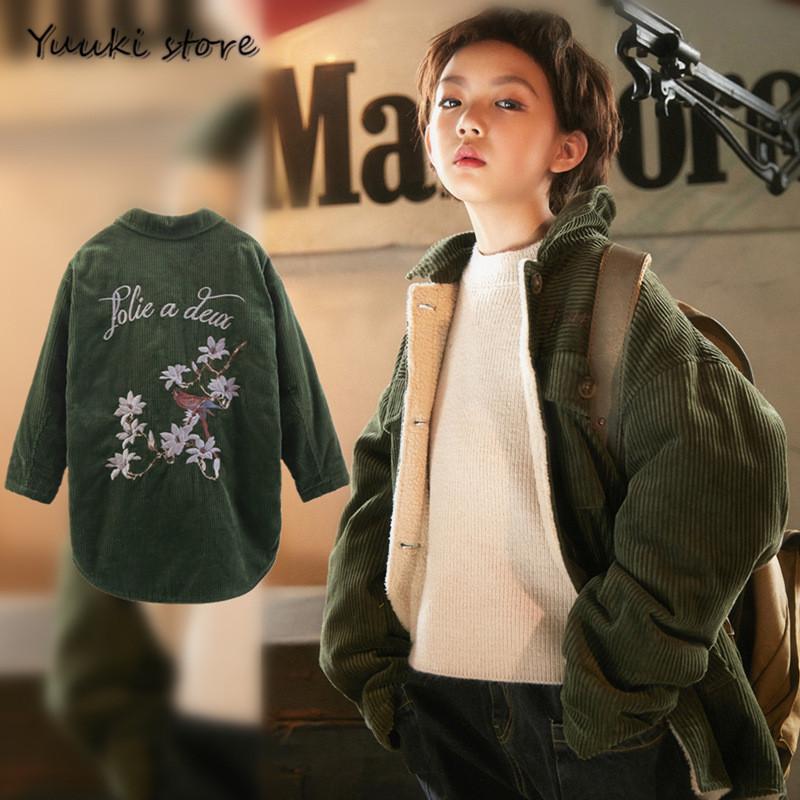 子供コート ダッフルコート 女の子 アウター 韓国風 秋冬 ロングダッフルコート 刺繍 花柄 子供服ダッフルコート 防寒 裏起毛 キッズコート Girl0187 Newtrend 通販 Yahoo ショッピング