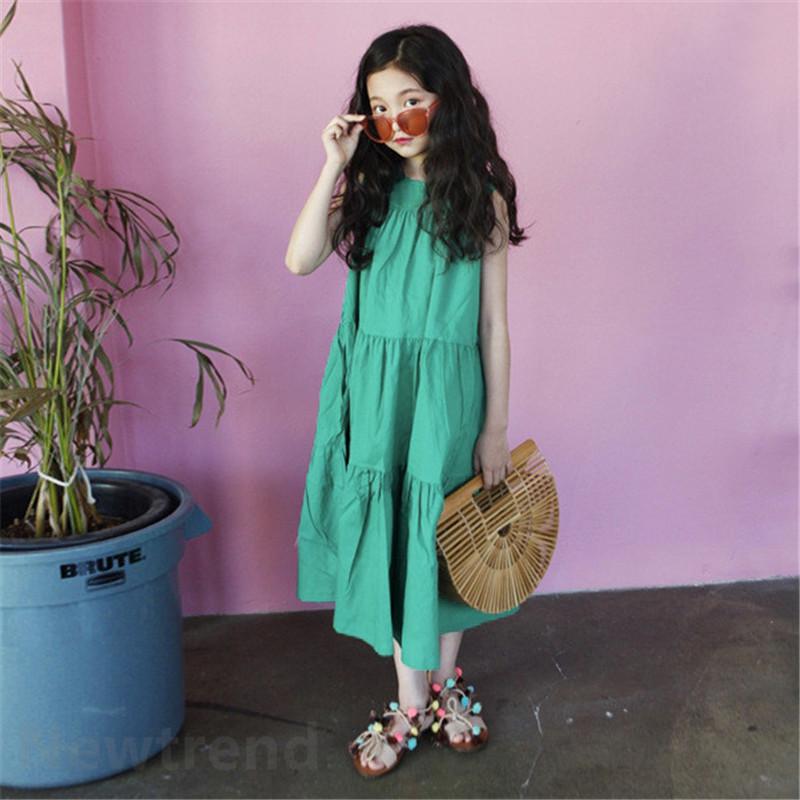 子供服 親子ペア 女の子 ワンピース 夏 袖なしワンピース キッズ ノースリーブ ワンピース マキシ丈 ママと娘 薄手 可愛い 入学式 新作 Girl0401 Newtrend 通販 Yahoo ショッピング