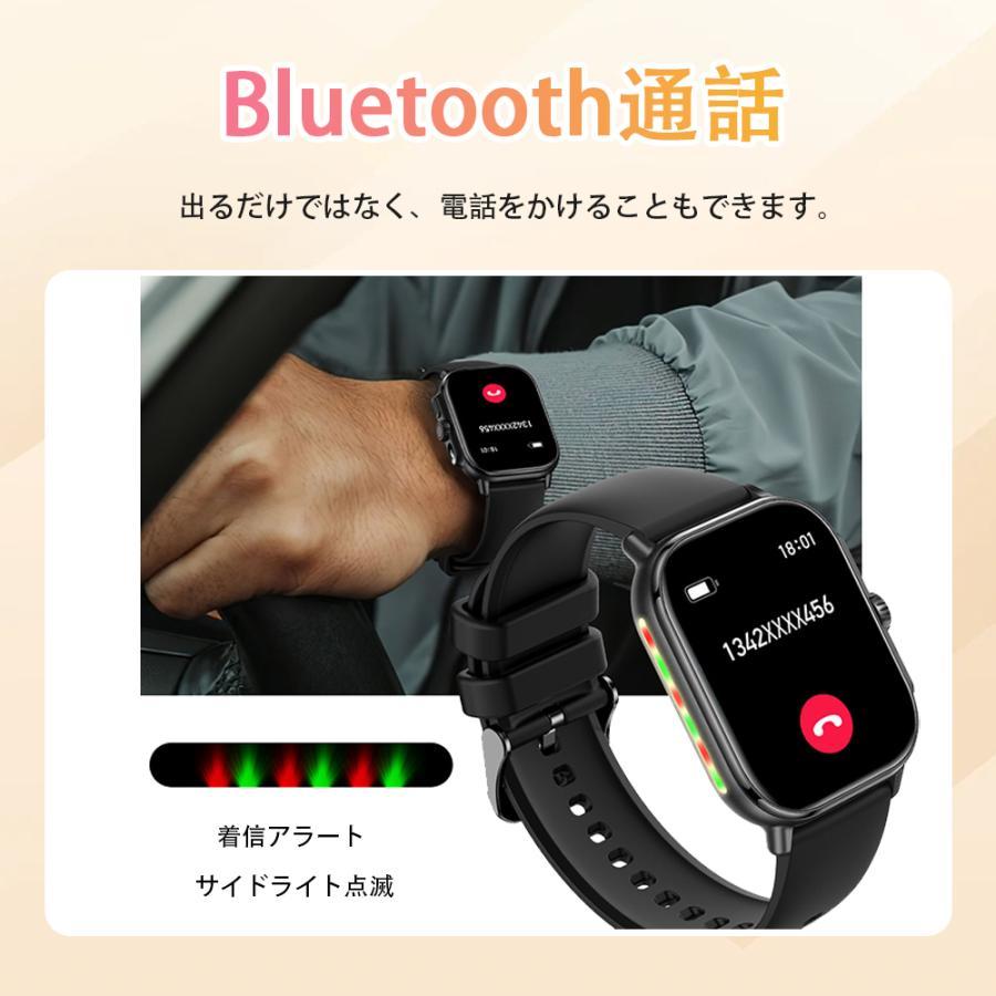 スマートウォッチ 医療レベル血圧測定 レディースメンズ 日本製センサー Bluetooth5.3通話機能 高精度心拍数 睡眠検測 血中酸素 女性生理管理 防水爆買の画像