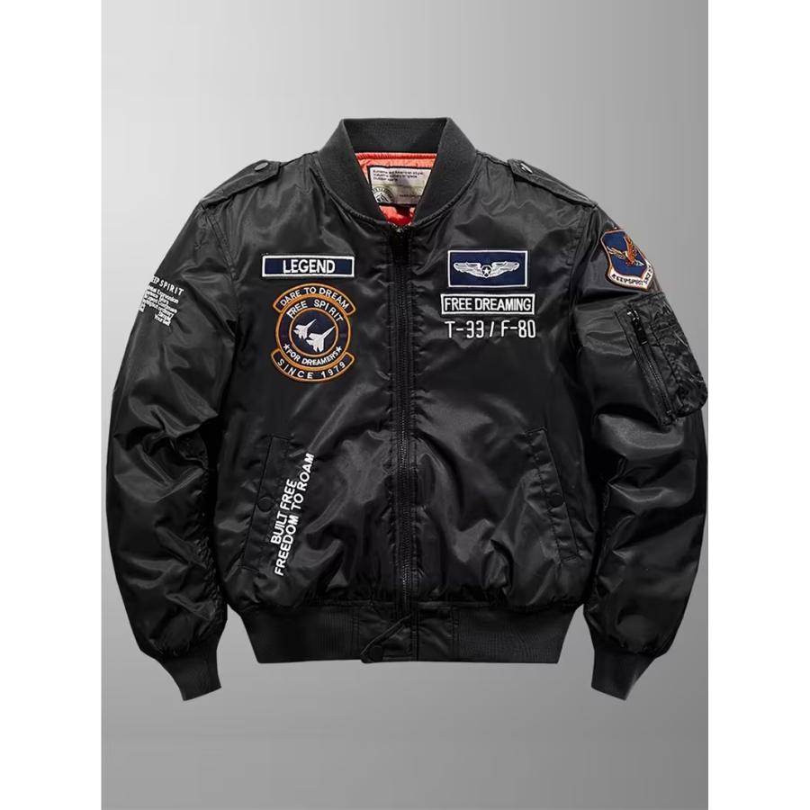 2025年新作】メンズ ヘビーデューティー 厚手 ナイロン ボンバー