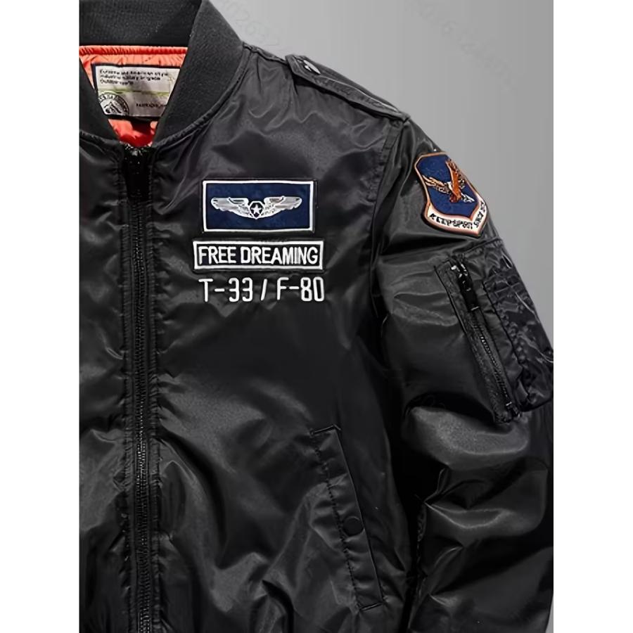 【2026年新作】メンズ ヘビーデューティー 厚手 ナイロン ボンバージャケット フルジップ開閉 スタンドカラー & フルジップ フライトスーツ | ブランド登録なし | 06