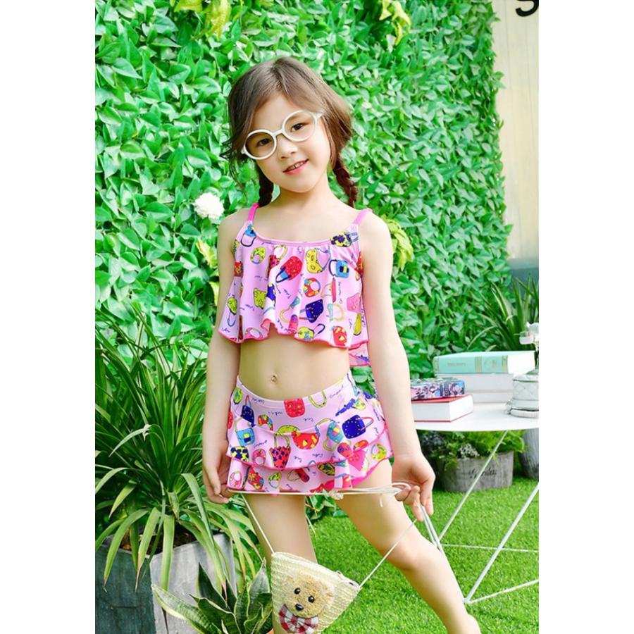 キッズ 水着 女の子 セパレート 水着 子供 ジュニア 水着 女の子 セパレート みずぎ 子供 上下セット スカート水着 Loom781 Newtrend 通販 Yahoo ショッピング
