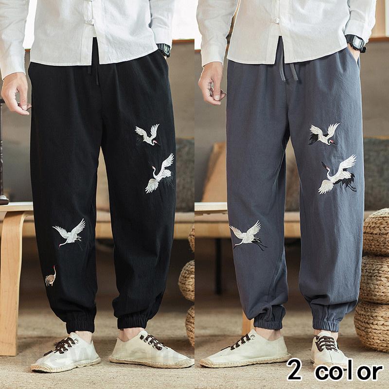 サルエルパンツ メンズ クロップドパンツ 軽量 涼しい 涼感 綿麻 コットンリネン おしゃれ かっこいい 韓国 ファッション ブランド 服 春夏 Manpants458 Newtrend 通販 Yahoo ショッピング