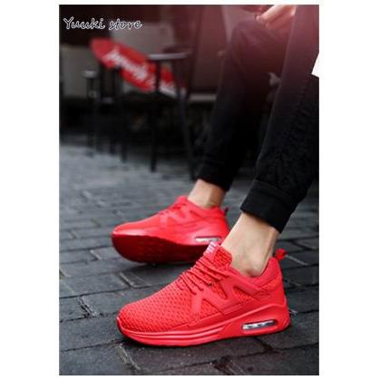 スニーカー メンズ 靴 スリッポン ランニングシューズ 春夏 ジョギング ウォーキング ホワイト レッド ブラック 白 赤 黒 Mansh014 Newtrend 通販 Yahoo ショッピング