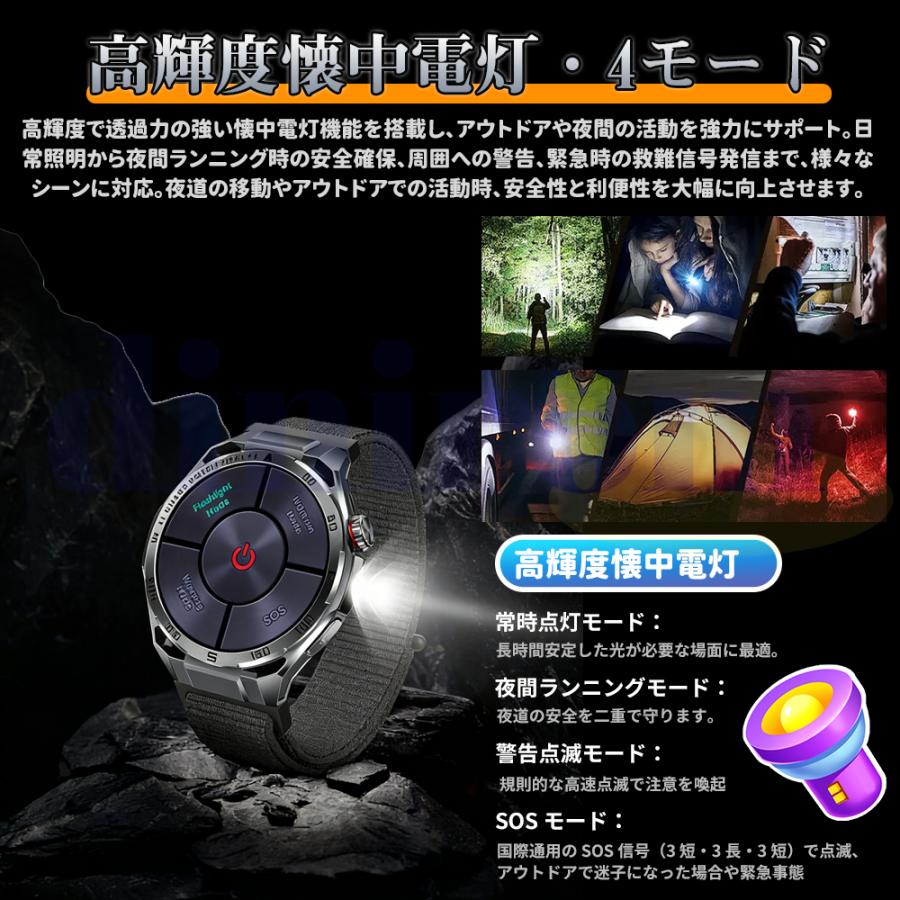 スマートウォッチ 正規品 医療レベル糖値 血圧測定 ECG心電図 体温 血圧測定 通話機能付き 心拍数 血中酸素 睡眠 感情 疲労度測定 日本製センサー 感謝祭爆買の画像