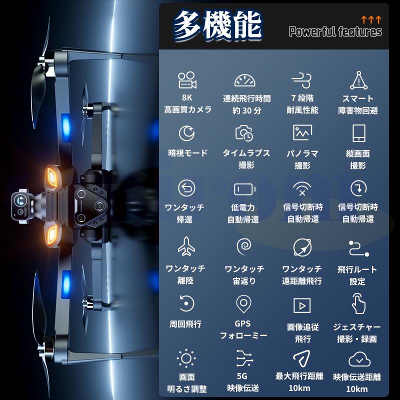 ドローン カメラ付き【2026年最新モデル】三重カメラ GPS搭載 初心者