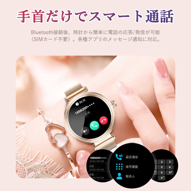 2026最新発売】スマートウォッチ 通話機能 24時間健康管理 日本製