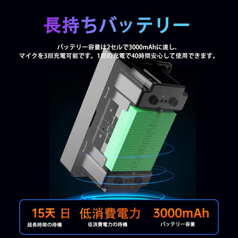 ワイヤレスマイク ピンマイク Type-C 全3種 無線マイク 設定不要