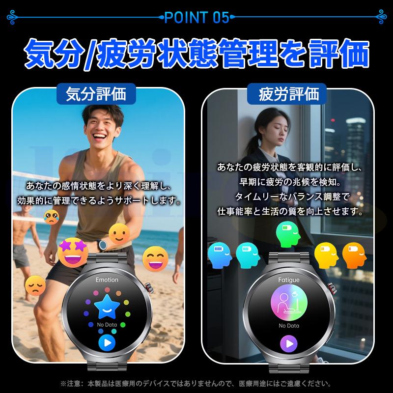 2026新登場! スマートウォッチ 健康管理 遠隔カメラ 呼吸訓練 マイクロ
