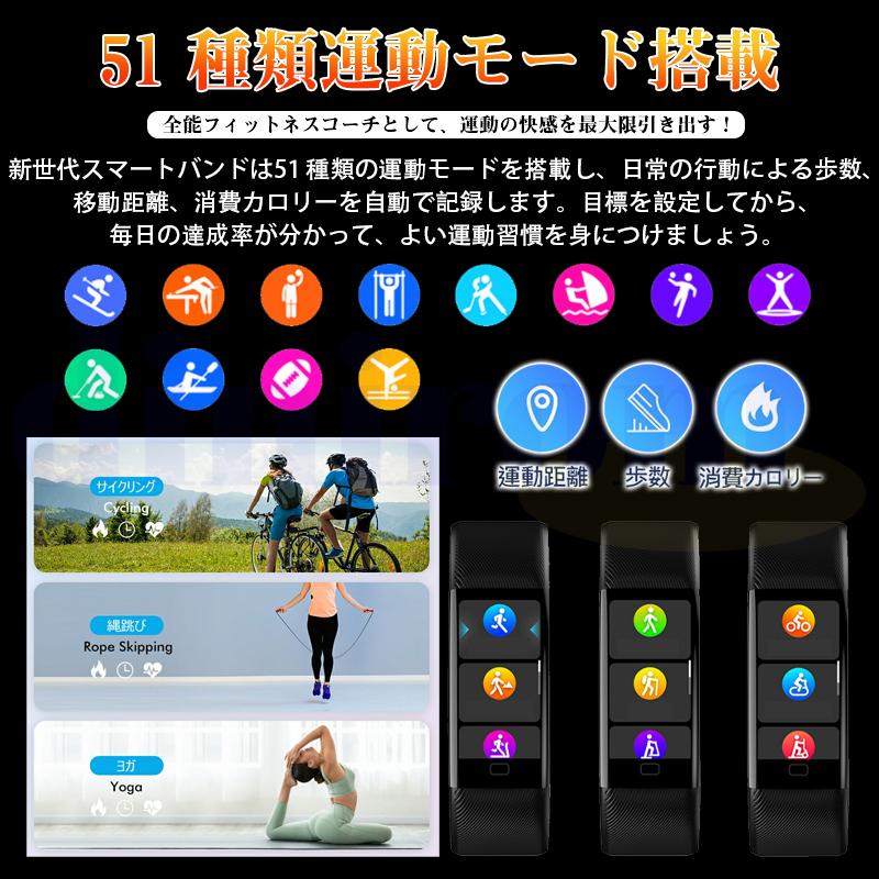 スマートウォッチ 正規品 日本製センサー 体温 血圧 血中酸素 心拍数 歩数計 51種類運動モード 体温高すぎ警告 着信通知 睡眠管理 歩数計 初心者 2026爆買の画像