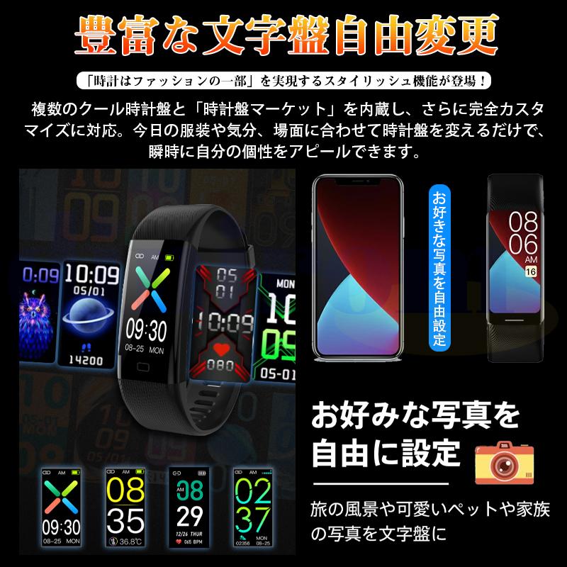 スマートウォッチ 正規品 日本製センサー 体温 血圧 血中酸素 心拍数 歩数計 51種類運動モード 体温高すぎ警告 着信通知 睡眠管理 歩数計 初心者 2026爆買の画像