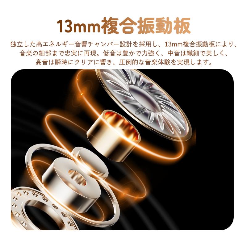 ワイヤレスイヤホン Bluetooth6.0 イヤホン ANC対応 液晶付きイヤホン