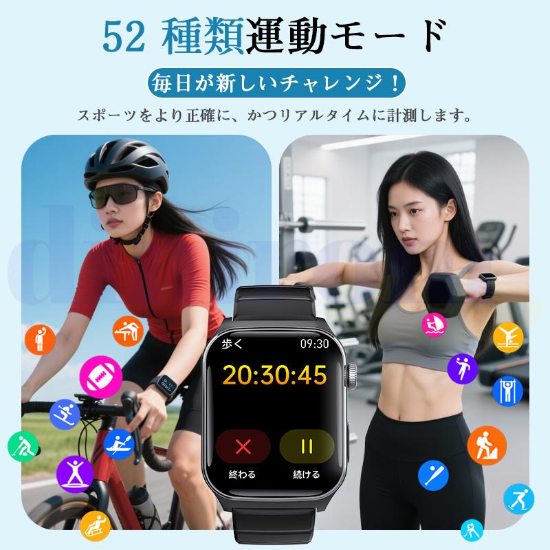 2026最新 スマートウォッチ 医療レベル健康-評価「血液成分 体組成分析」通話機能 ECG心電図 血中脂質 尿酸 血圧 心拍数 血中酸素 体温 日本製センサー 爆買の画像