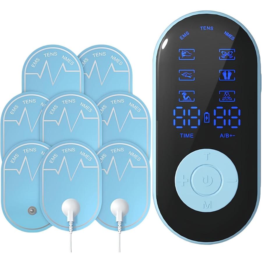 Shapetron 2 電気筋肉刺激器 マッサージ器 低周波治療器 ems パッド付き 充電式 全身筋肉刺激 30
