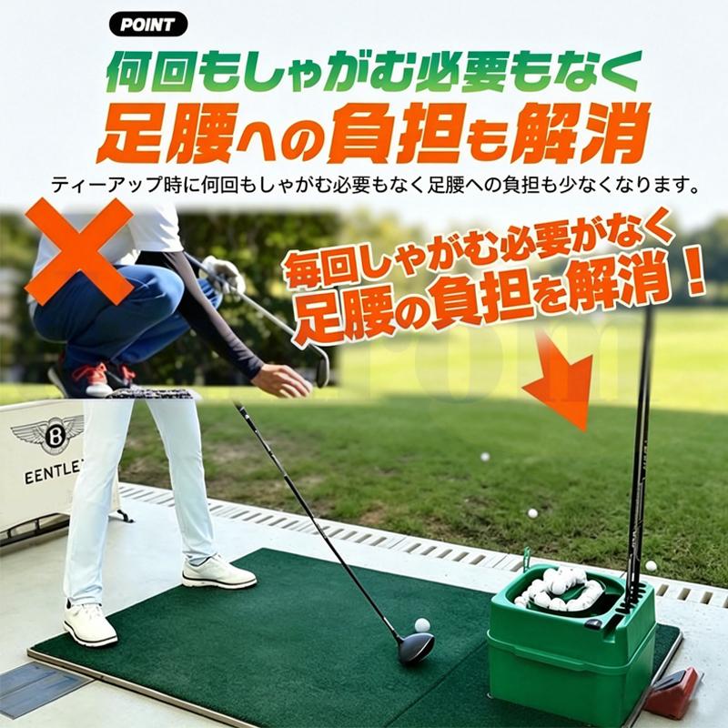 電源不要】半自動 ゴルフボールマシン ボールディスペンサー 供球機 配