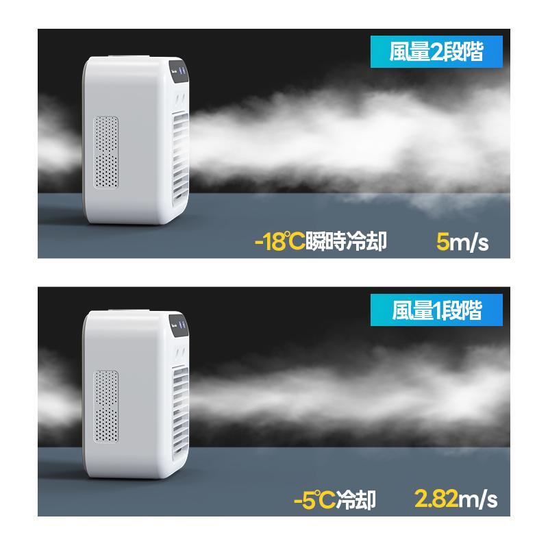 2026年進化版 冷風機 卓上 -18℃強力冷風 冷風扇 卓上クーラー 小型