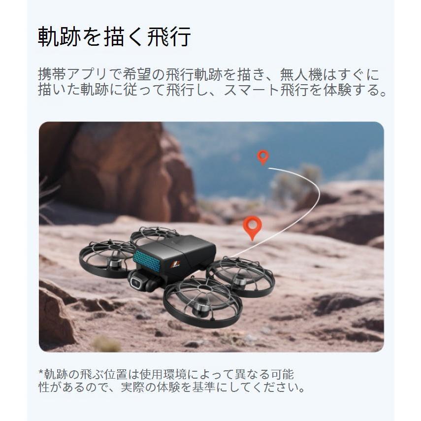 ドローンWi-Fi版 飛びます！カメラ付いてます！ ドローン カメラ付き GPS 全面的な障害回避 小型 折りたたみ可能 HDR