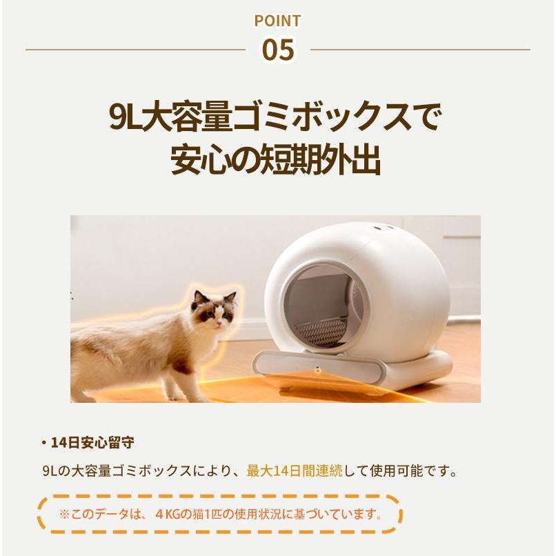 自動猫トイレ 65L大容量 全自動 消臭 重量センサー お手入れ簡単