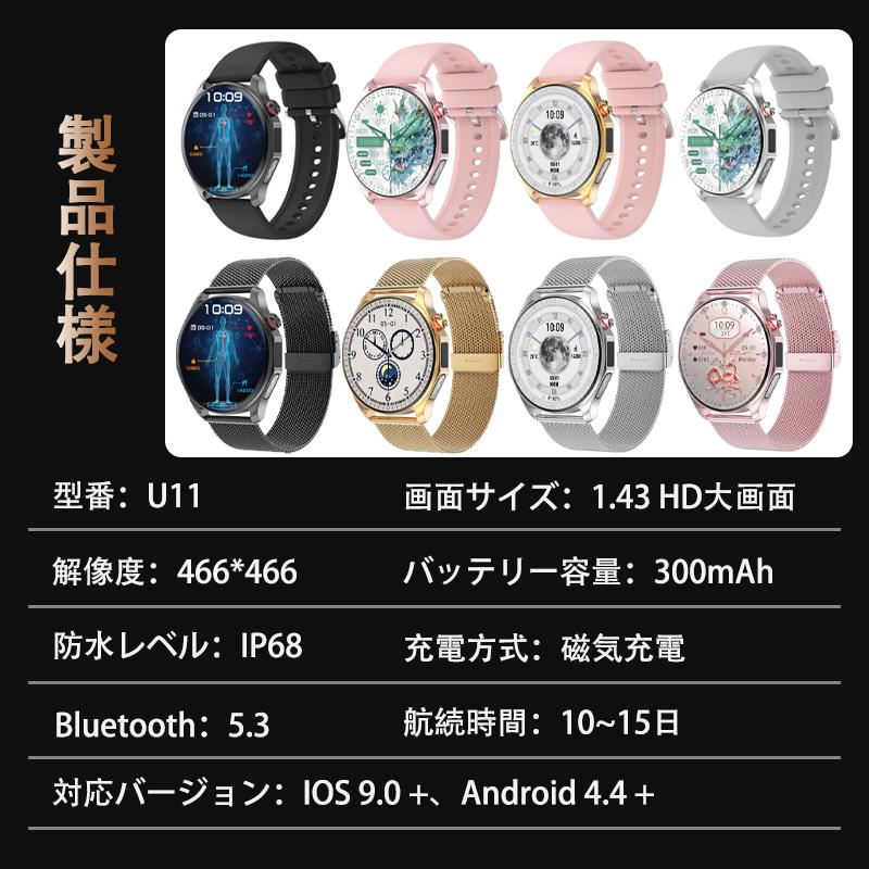 2026最新 スマートウォッチ 正規品 血液成分分析 日本製センサー 24