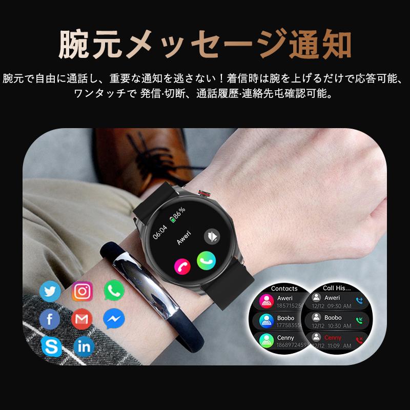 スマートウォッチ（開封品ほとんど未使用） スマートウォッチ レディース 防水 女性 フルタッチスクリーン 心拍数