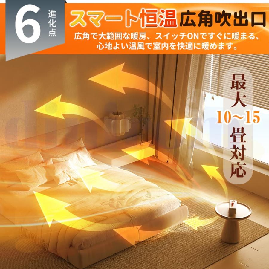 デスクヒーター PTCセラミック即熱 700W高出力 転倒自動OFF 省エネ
