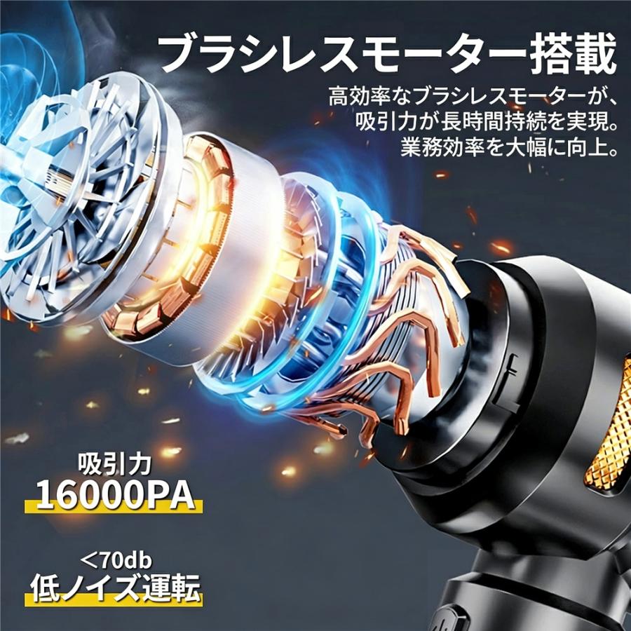 ハンディクリーナー 32000pa強力吸引 ハンディ掃除機 車内両用 車載