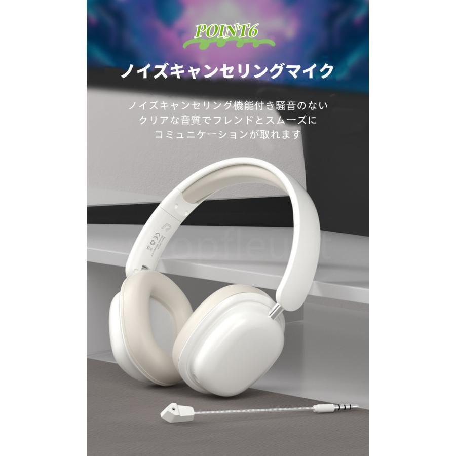 ワイヤレスヘッドホン イヤホン ヘッドセット Bluetooth5.3