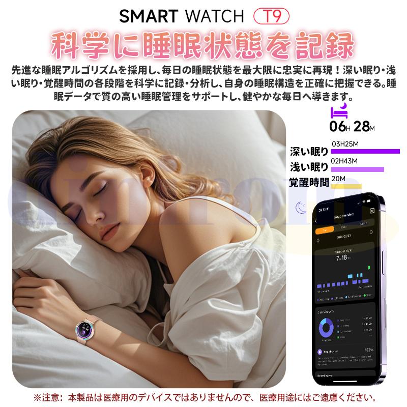 スマートウォッチ レディースメンズ 日本製センサー Bluetooth5.3通話