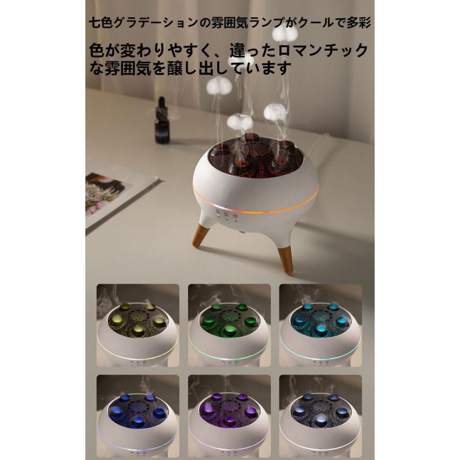 2026最新 加湿器 超音波式 くらげ 噴霧 空焚き防止 空気加湿機 小型 uv