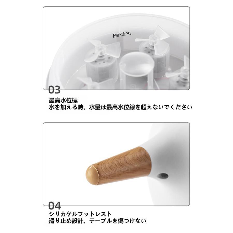 2026最新 加湿器 超音波式 くらげ 噴霧 空焚き防止 空気加湿機 小型 uv