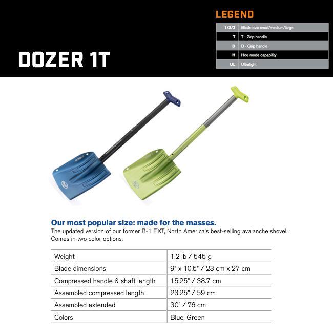 BCA 【bca】DOZER 1T AVALANCHE SHOVEL ドーザー ショベル スコップ