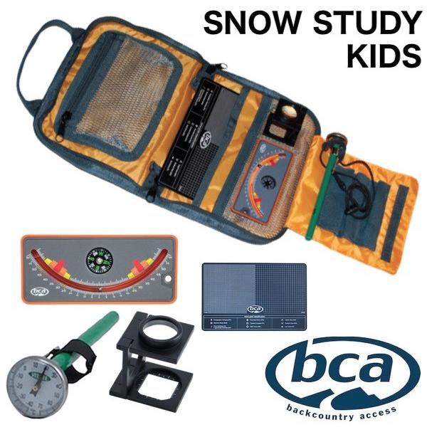 【bca】BCA SNOW STUDY KIT スタディキット スロープメーター クリスタルカード アナログサーモメーター 拡大ルーペ