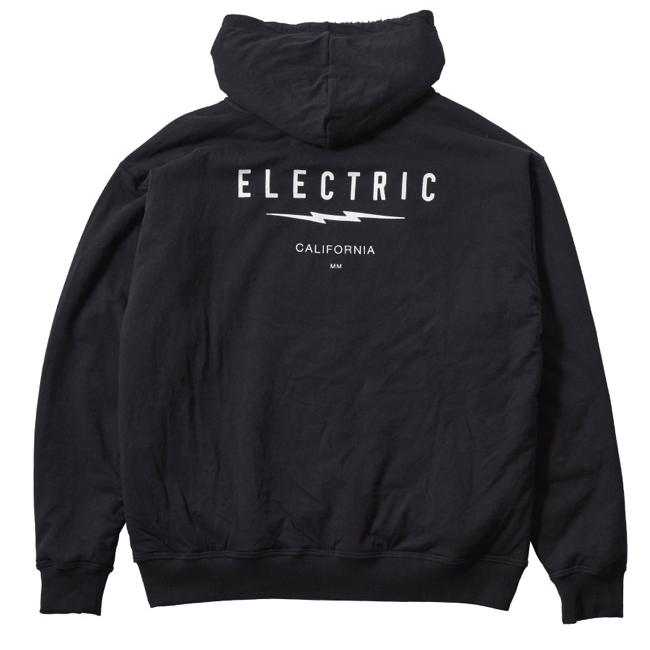 【ELECTRIC】エレクトリック REVERSIBLE HOOD リバーシブル フード パーカー フリース BLACK｜newvillage｜03