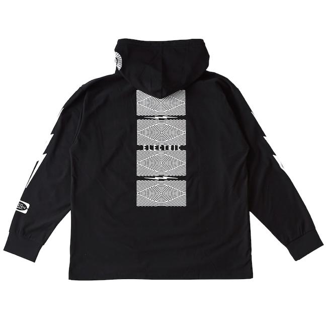 【ELECTRIC】エレクトリック LOGOS DRY HOOD パーカー 速乾 [BLACK]｜newvillage｜03