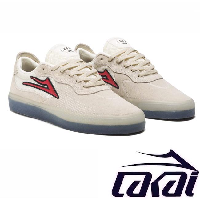 LAKAI（ラカイ） 【LAKAI】ラカイ ESSEX WHITE/RED SUEDE エセックス