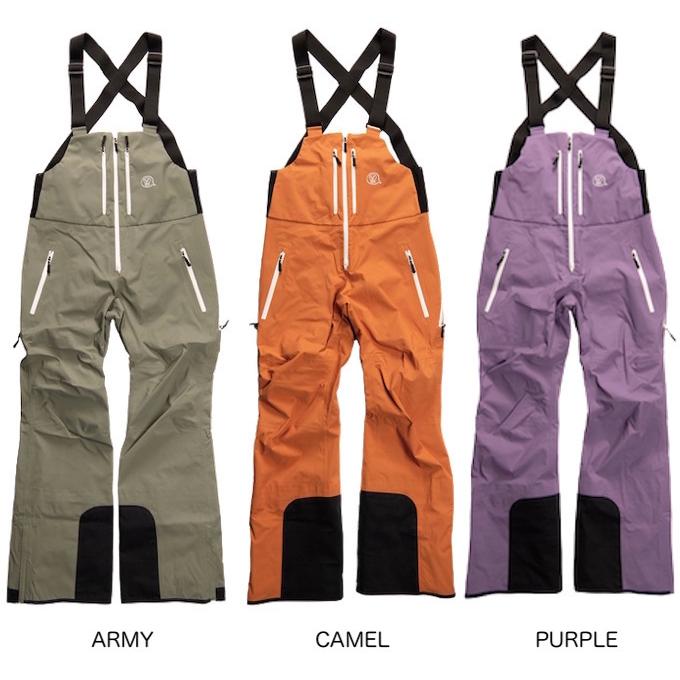 【unfudge】アンファッジ 21-22 SMOKE BIB PANTS ウェアー ウエアー パンツ ビブ スノーボード 雪山 アウトドア