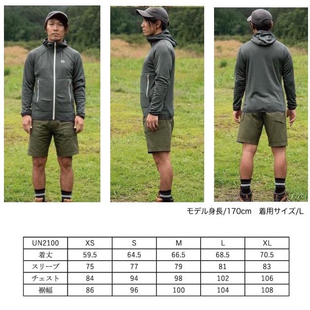 unfudge】アンファッジ 21-22 Light Weight Fleece Hoody ミッド