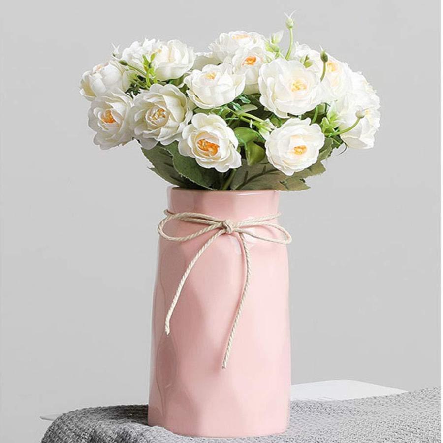 フラワーベース 花瓶 陶器花器 ダイニングテーブル花瓶 セラミック おしゃれ北欧 生け花 インテリア 家の装飾 プレゼントfukuka ピンク 17cm B07qprsv62 New Wave Shop 通販 Yahoo ショッピング