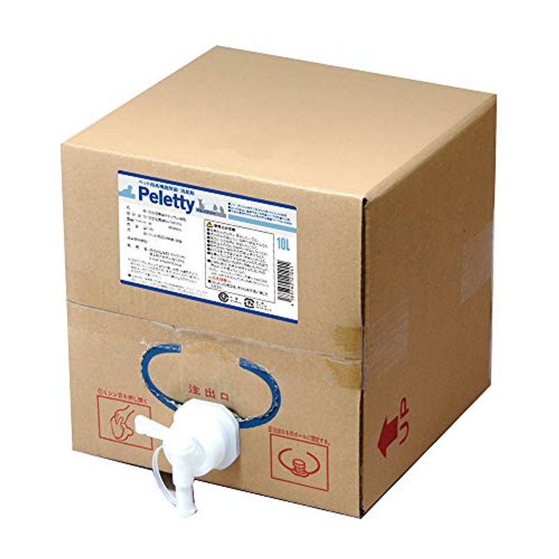 ペレッティー（Peletty）獣医師が使うプロ用 ペット除菌・消臭剤 (10L) Peletty 獣医師が使うプロ用 ペット除菌 消臭剤 10L