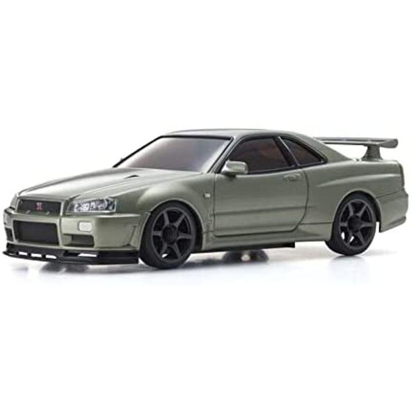 【最終】 京商 ミニッツ AWD日産 スカイラインGT-R R34 V.specIIニュル ミレニアムジェイド 電動ラジオコントロール 32624MJ 【M2449290754】(13819円)