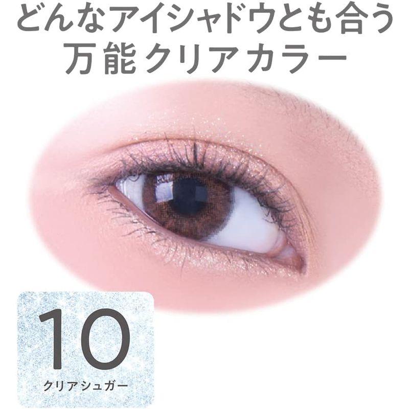 セザンヌ グロウリキッドライナー 10 クリアシュガー 2.0g リキッドラメライナー 涙袋 多色ラメ｜newworld-365｜07